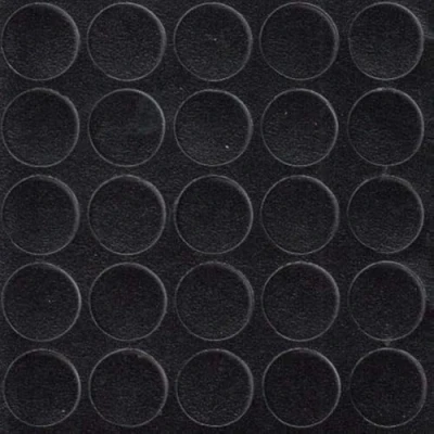 Image of haggiy Self adhesive cover caps for furniture &amp; floors screw round screws drill holes protection Ø14 mm 25 pieces plasters (black graphite)