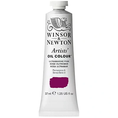 Image of Winsor &amp; Newton 1214669 Artists Oil Paint 37 ml Tube Artist with Highest Possible Pigmentation, Light Fastness Ultramarine Pink