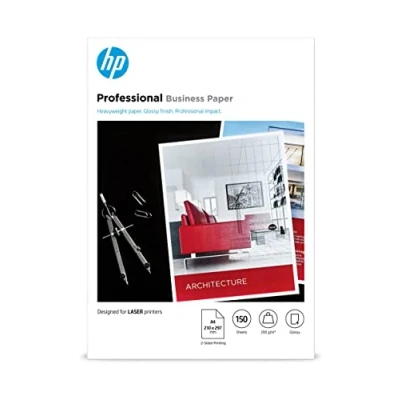 Image of HP 7MV83A Laser Professional Glossy Business Paper, A4, 200gsm, 150 sheets