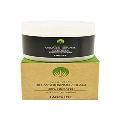 Image of Lanzaloe Bio moisturising Aloe Vera organic cream 200ml