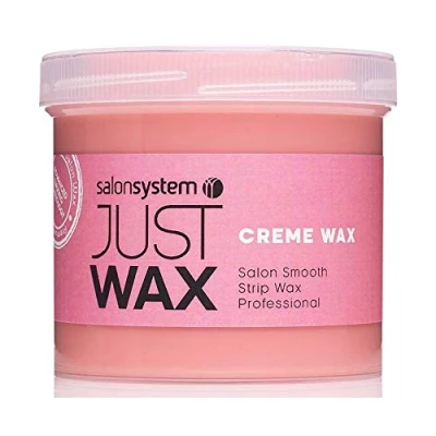 Image of Salon System Just Wax Ideal Cream for Short/Stubborn Hair 450g. 3 Pack