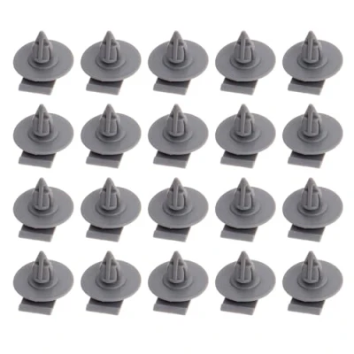 Image of Mtsooning 20PCS Wheel Arch Trim Clips, Universal Auto Clips Plastic Nylon Rivet Exterior Replacement for R50 R52 R53 R56