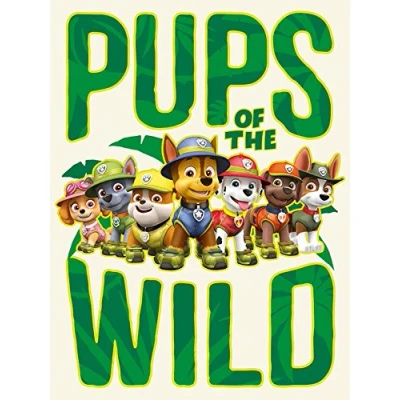 Image of Pyramid International Paw Patrol (Pups of The Wild) Canvas Print 60 x 80cm, Wood, Multi Colour, 80 1.3 cm