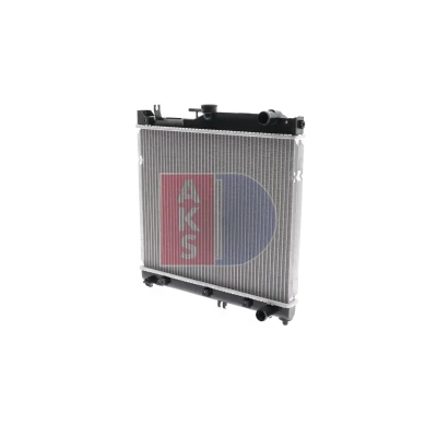 Image of 1770080A00, 1770081A00 Engine radiator AKS DASIS 320005N 374mm 450mm 27mm Brazed cooling fins SUZUKI: Jimny Off Road