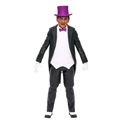 Image of McFarlane Toys, DC Multiverse, 5 inch Retro Penguin Action Figure With Word Bubbles, Collectible 1960&#039;s TV â“ Ages 12+