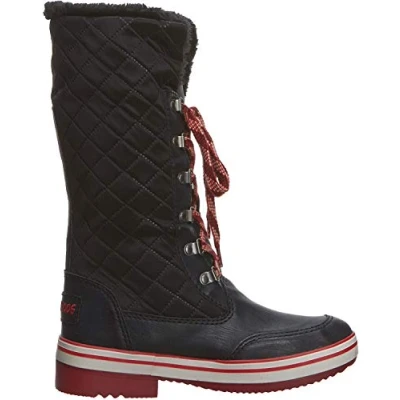 Image of Rocket Dog Womens Suri Biker Boots Black Stable 4 UK, 37 EU