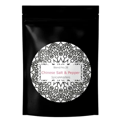 Image of Chinese Salt &amp; Pepper Spice Superior Hand Blended Premium Mix by Masters No Preservatives or Additves Authentic Made Simple Ideal for BBQ Rubs Marinades