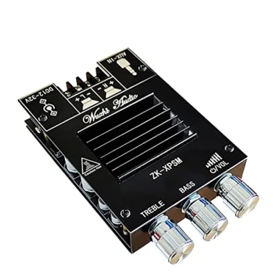Image of WANGCL ZK XPSM 150W + TDA7498E Audio Power Amplifier Equalizer BT 5.0 Stereo Subwoofer HiFi Class D Digital Music Home Theater AUX AMP