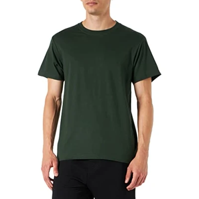 Image of Stedman Apparel Men&#039;s Classic/St2000 T Shirt, Bottle Green, S UK