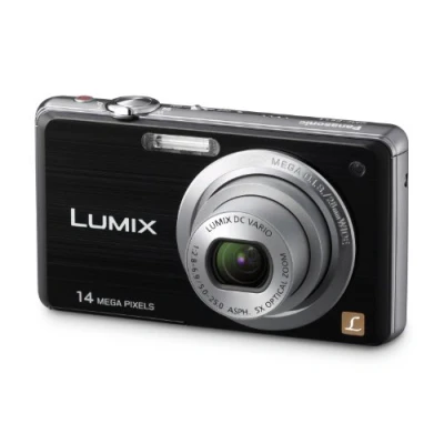 Image of Panasonic Lumix DMC FS11 Digital Camera 14 Megapixels 5x Optical Zoom 6.86 cm Display Image Stabiliser Black (Renewed)