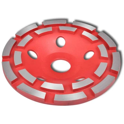 Image of vidaXL Diamond Grinding Cup Wheel Double Row 125mm