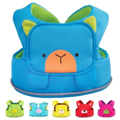 Image of Trunki ToddlePak Fuss Free Baby Walking Reins and Toddler Safety Harness Bert Bear (Blue)