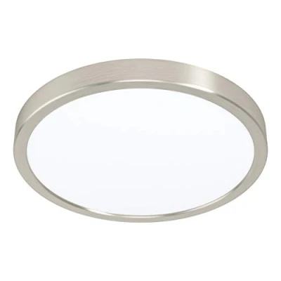 Image of EGLO Surface Mounted Light, Plastic Alloy Steel, Matte Nickel