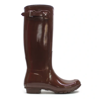 Image of Hunter Original Tall Gloss Rubber Women&#039;s Wellingtons Boots UK 5 US 7 Women EU 38