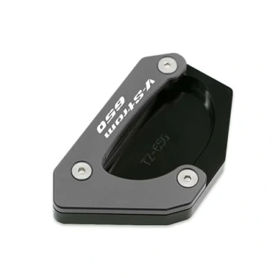 Image of Motorbike Side Stand Extension Pad For SU&amp;ZUKI V STROM 650 /XT VSTROM Dl DL650 STROM650 2004 2023 Motorcycle Accessory Enlarger Kickstand Plate