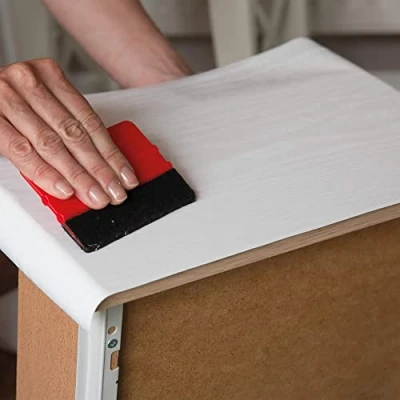 Image of Vinyl Warehouse d c fix Matt White Wood Sticky Back Furniture Wrap (W)90cm (L) Sold by the metre