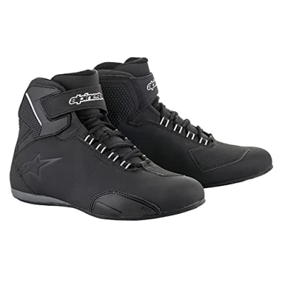 Image of Alpinestars 254451910 45 Men&#039;s Motorcycle Waterproof Boot, Black, EU