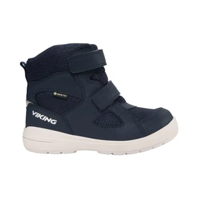 Image of Viking FUN WARM GTX Unisex Winter boots for kids, Size: 6K, Navy Imitation leather/ textile