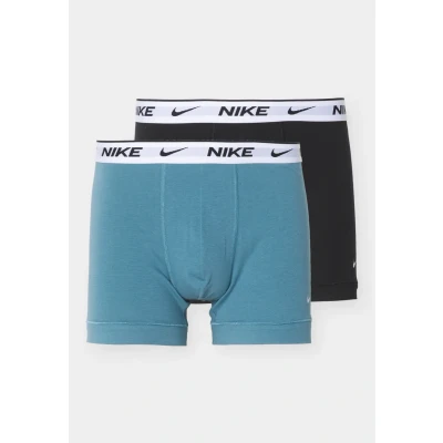 Image of Nike Underwear Trunk 2 PACK Pants, Men&#039;s, Size: Medium, Blue/black