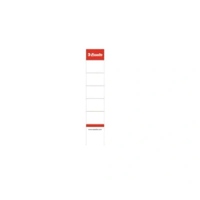 Image of Leitz 290105 Labels for Plastic File Short and Slim Pack of 10 White