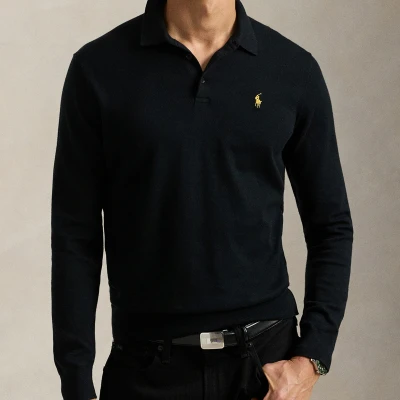Image of Polo Ralph Lauren Lunar NEW YEAR Polocollar Sweater Jumper, Men&#039;s, Size: Large, Black