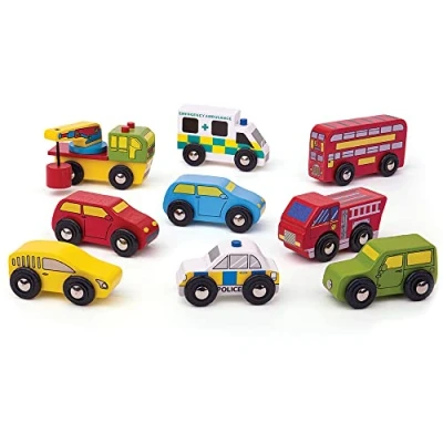 Image of Bigjigs Rail City Vehicles