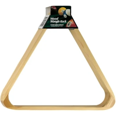 Image of Viper Billiard/Pool Table Accessory: 8 Ball Rack, Hardwood Triangle, Holds Standard 2 1/4&quot; Sized Balls
