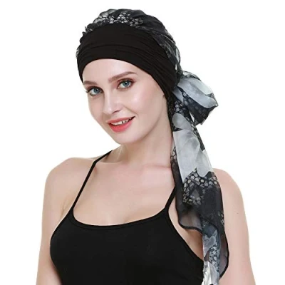 Image of FocusCare Headwraps Scarves for Chemo Patients Cancer Women Headwear Cap Gifts Hair Loss