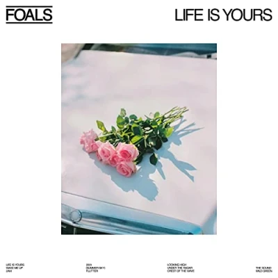Image of Foals Life Is Yours White vinyl Signed 2022 UK LP 0190296403828