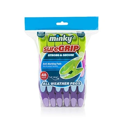 Image of Minky 48pk Sure Grip Pegs