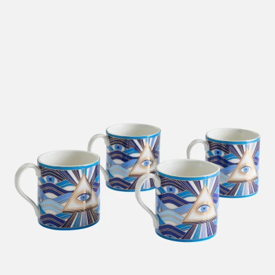 Image of Jonathan Adler Boxed Druggist Mugs Set Of 4