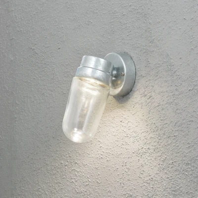 Image of Vega Outdoor Classic Wall Lamp Galvanized Steel LED 8W, IP54