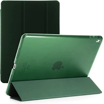 Image of Smart Magnetic Stand Case For Only Apple iPad Pro 9.7 Released 2016 Model Numbers A1673, A1674, A1675 (Emerald Green)