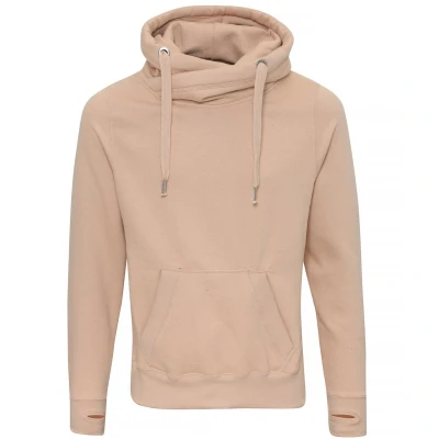 Image of AWDis Just Hoods Cross Neck Hoodie Unisex Nude L