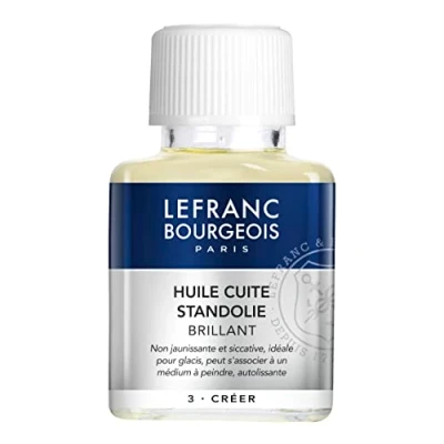 Image of Lefranc Bourgeois Transparent 300201 Solvents Oils for Oil Painting Paint Additive for, 4.1 x 6.0 9.9 cm