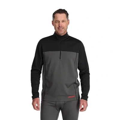 Image of Spyder Men&#039;s Charger 1/2 Zip Hiking Shirt, Polar, M