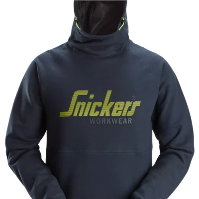 Image of Snickers Logo Hoodie Navy L