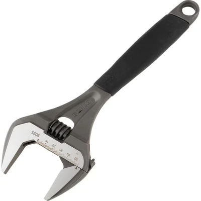 Image of Bahco 9035 Extra Wide Jaw Adjustable Wrench, 324mm Length, Gray