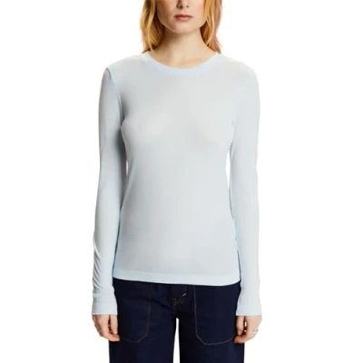 Image of ESPRIT Women&#039;s 113EE1K334 T Shirt, 435/PASTEL Blue, XXL