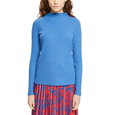 Image of ESPRIT Women&#039;s 082ee1k349 T Shirt, 430/Blue, Large