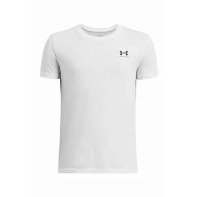 Image of Under Armour Shortsleeve Sports Tshirt White for kids, Size: 14 16y,