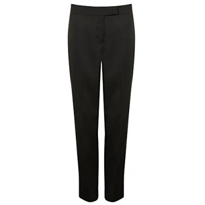 Image of Henbury Womens/Ladies Tapered Leg Trousers (12L) (Black)