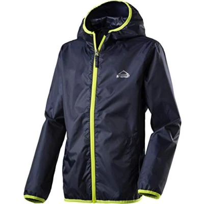 Image of McKINLEY Litiri II Rain jacket Navy Dark/Yellow Lig 128