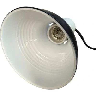 Image of Finest Filters 14cm Reptile Vivarium Lighting Dome Ceramic Heating Bulb Lamp Holder with Switch