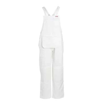 Image of ProDec PC1873XL 100% Cotton Drill, Multi Pocket Decorator&#039;s Bib and Brace, 3XL, White