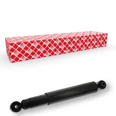 Image of 81437016782 Shock Absorber FEBI BILSTEIN 20367 Rear Axle Oil Pressure 659mm 404mm Telescopic Top eye, Bottom eye