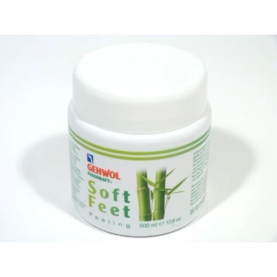 Image of GEHWOL Fusskraft Soft Feet Peeling Foot Scrub with Bamboo, Jojoba, 500 ml