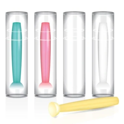 Image of JB White 4X Contact Lens Remover, Sucker for Hard Lenses, RGP and Ortho k Set of 4 pcs Suckers, Tool, Suction Holder (Only Suitable Lenses), Multicolored