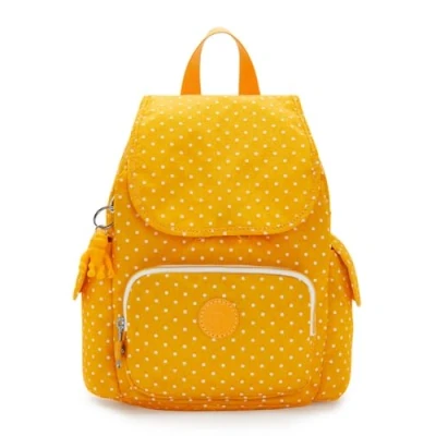 Image of Kipling Backpacks CITY PACK MINI Soft Dot Yellow