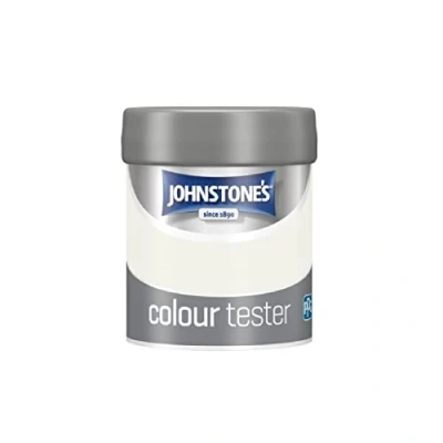 Image of Johnstone&#039;s Paint Tester Pots Wall &amp; Ceiling Antique White Emulsion Easy to Apply Dry in 1 2 Hours 75ml